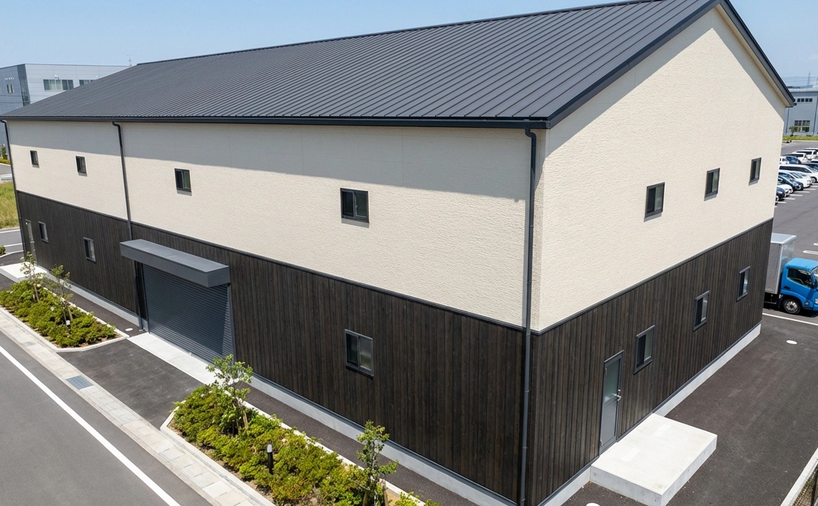 2階建て倉庫つき事務所